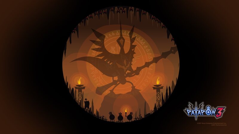 Silhouette of a Dragon — Brown