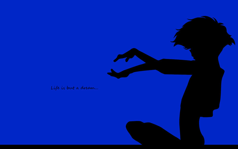 silhouette of a dreamer