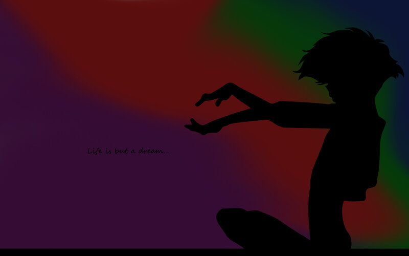 silhouette of a dreamer