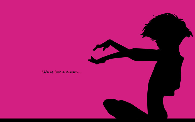 silhouette of a dreamer