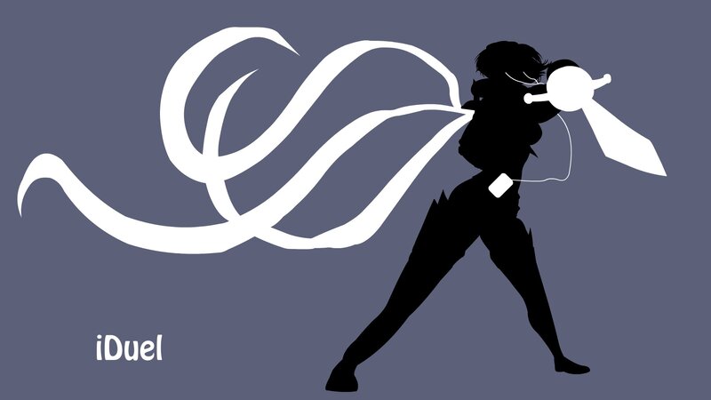 Silhouette of a Duelist — Black