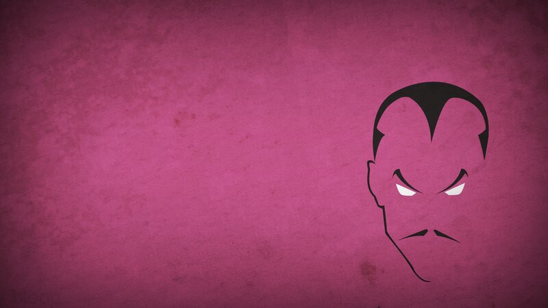 Silhouette of a Face — Pink