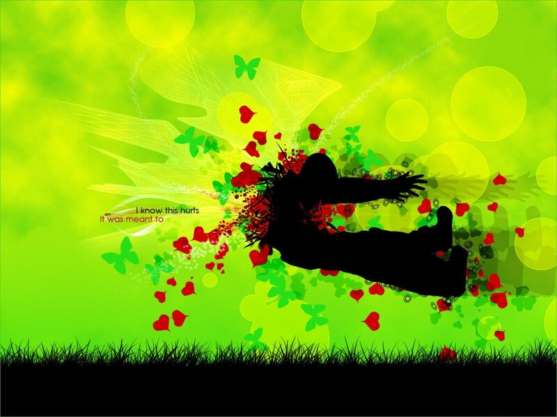Silhouette of a falling figure