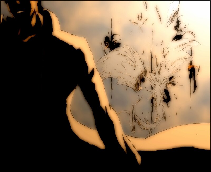 Silhouette of a Figure — Black, Dramatic, Manga