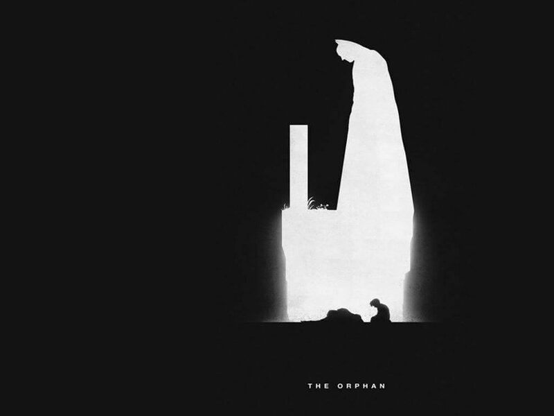 Silhouette of a Figure — Black, Dramatic, Night, Minimalist