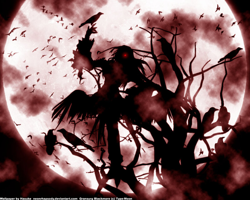 Silhouette of a Figure in Tree