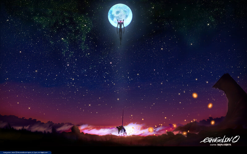 Silhouette of a Figure — Purple
