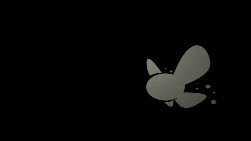 Silhouette of a Flying Insect