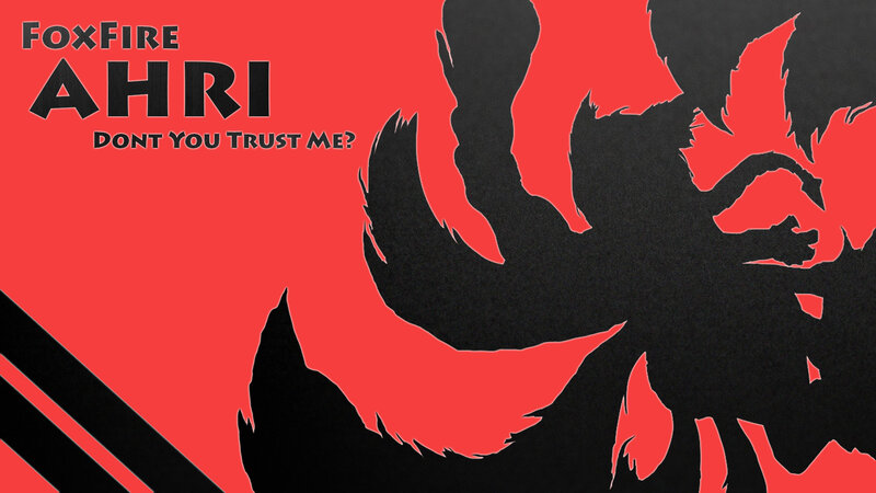 Silhouette of a Fox — Red