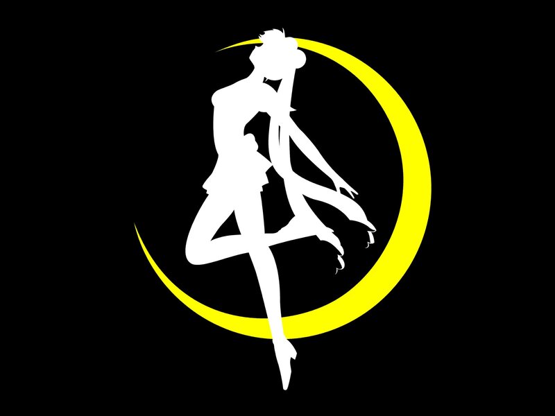 Silhouette of a Girl — Black, Dramatic, Night