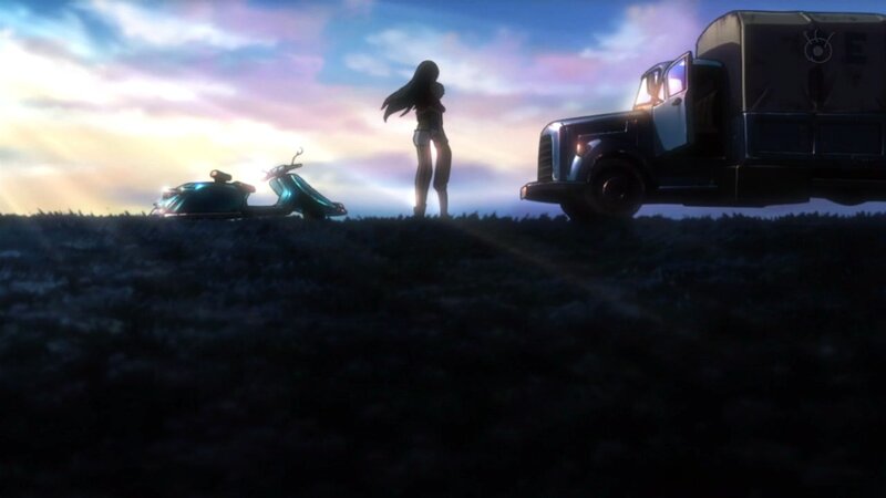 Silhouette of a Girl — Blue, Dramatic