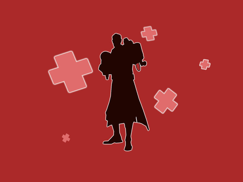 silhouette of a healer