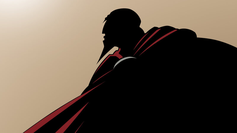 silhouette of a hero