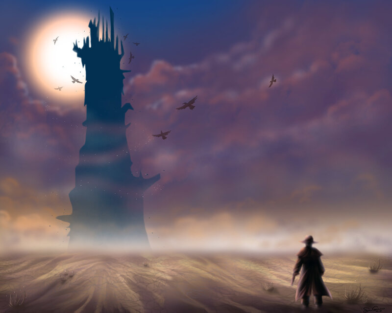 Silhouette of a lone figure