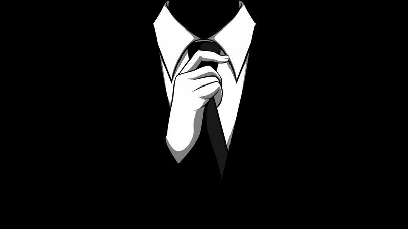 silhouette of a man adjusting tie