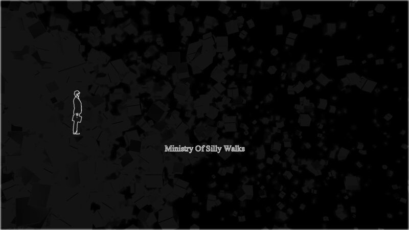 Silhouette of a Man — Black, Dark, Digital Art, Text