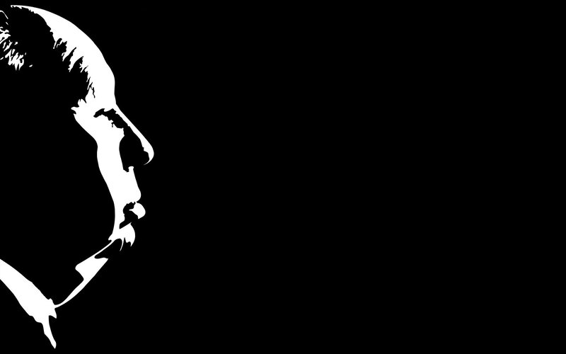 Silhouette of a Man — Black, Dramatic, Minimalist, Profile