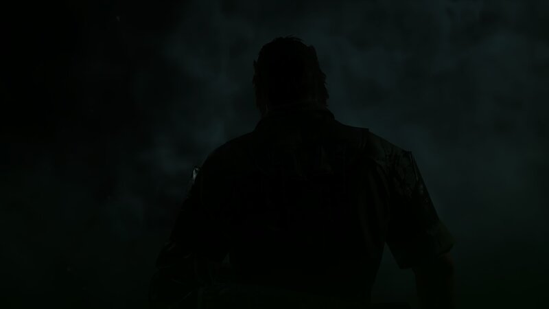 Silhouette of a Man — Black, Dramatic, Night, 3d Render, Back View