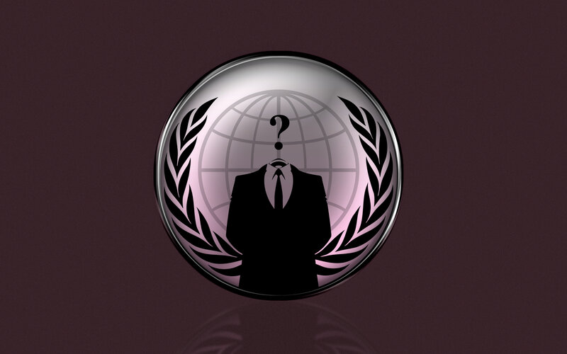 Silhouette of a Man — Black, Mysterious, Digital Art, Question Mark, Globe, Laurel Wreath