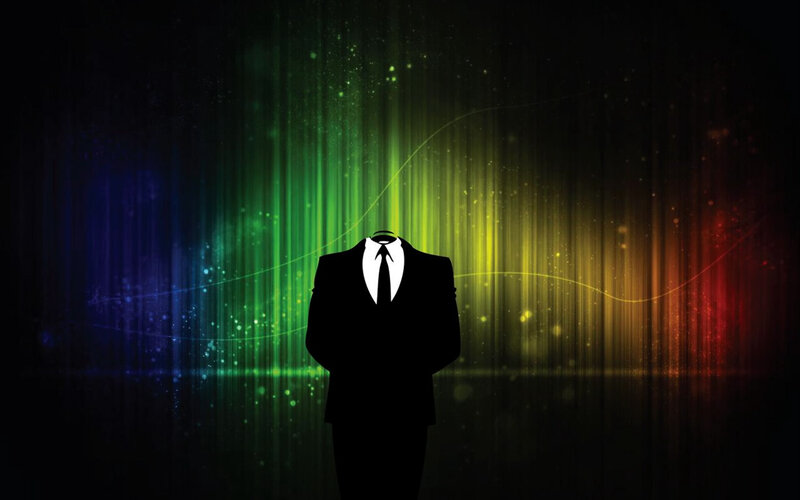 Silhouette of a Man — Black, Mysterious, Digital Art, Suit