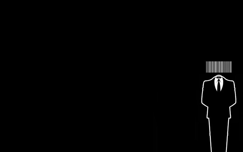 Silhouette of a Man — Black, Mysterious