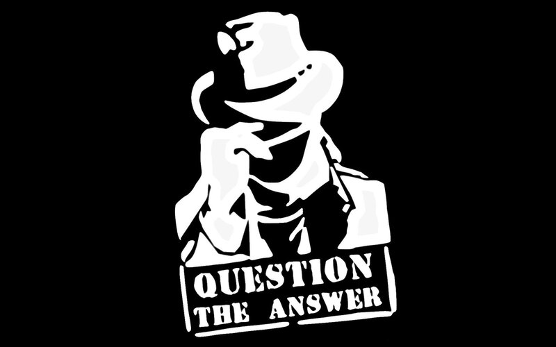 Silhouette of a Man — Black, Serious, Vector Art