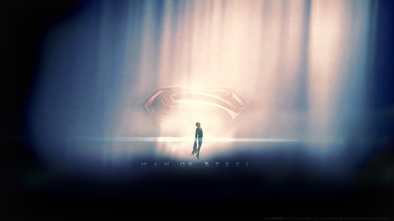 Silhouette of a Man — Blue, Dramatic, Digital Art, S-shield