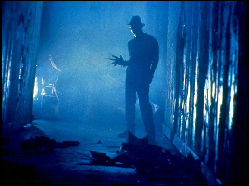 Silhouette of a Man — Blue