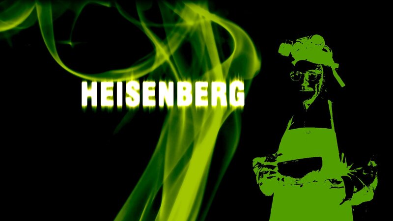 Silhouette of a Man — Green, Dramatic