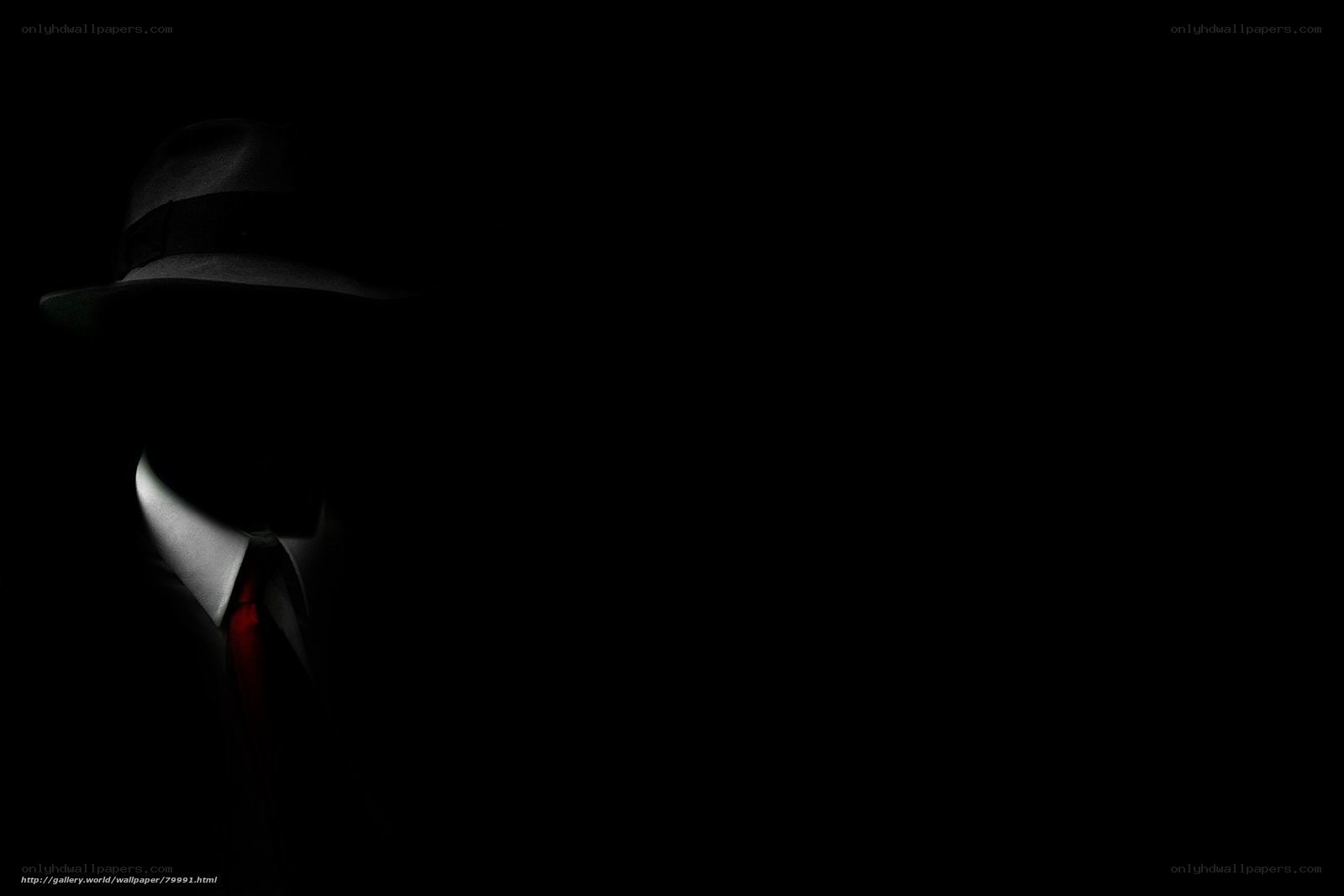 Silhouette of a man in a hat