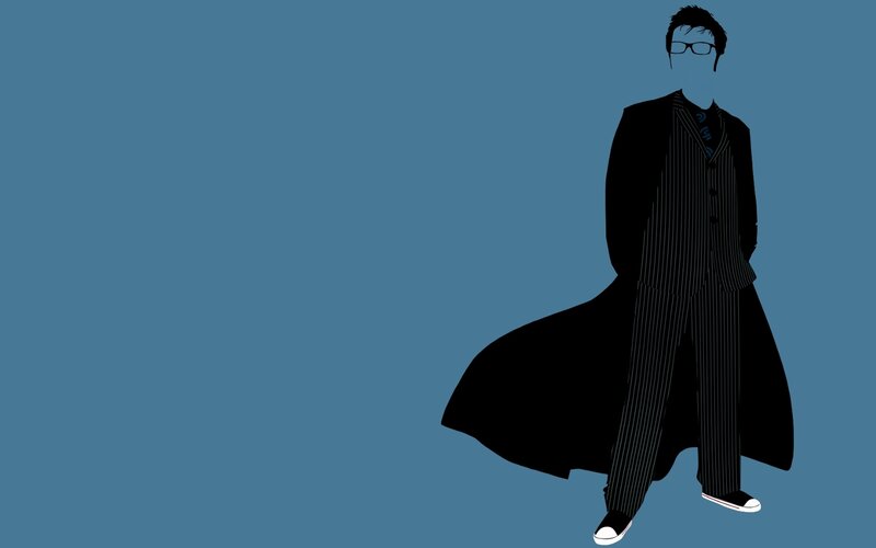 silhouette of a man in a suit