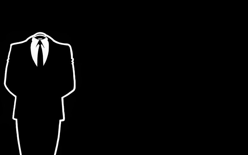 silhouette of a man in suit
