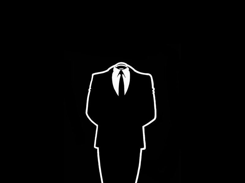 silhouette of a man in suit