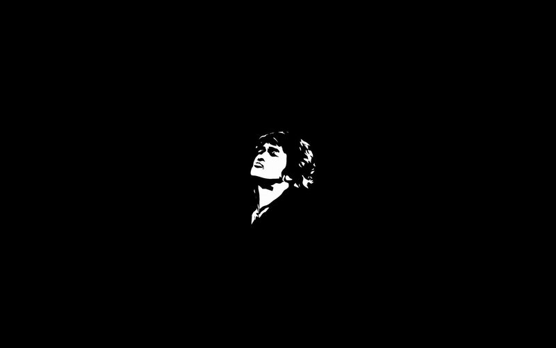 silhouette of a man looking up