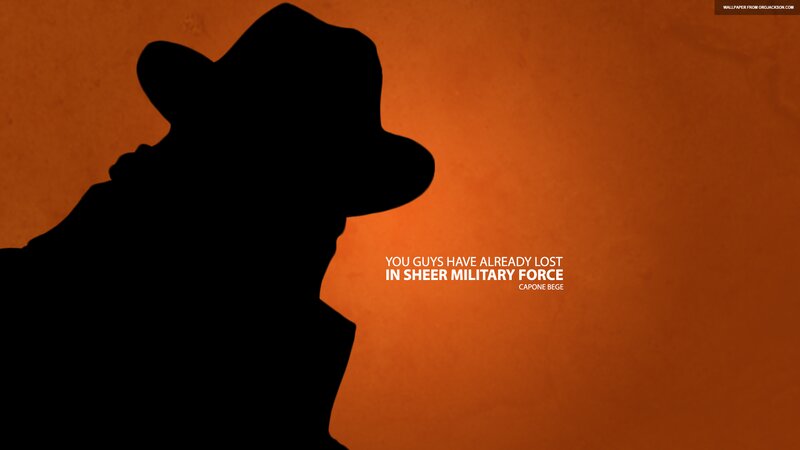 Silhouette of a Man — Orange, Dramatic, Minimalist