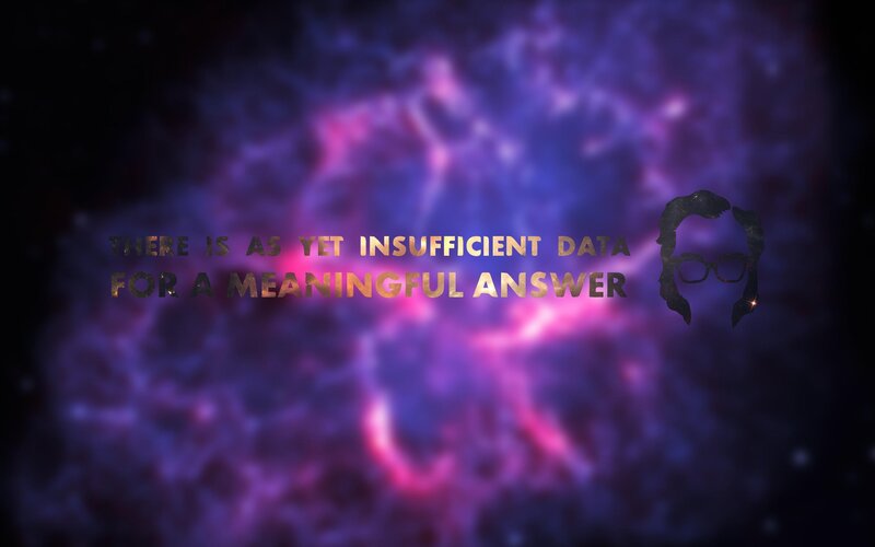 Silhouette of a Man — Purple, Cosmic