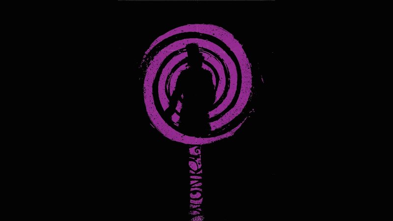 Silhouette of a Man — Purple