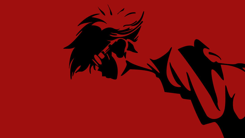 silhouette of a man with gun