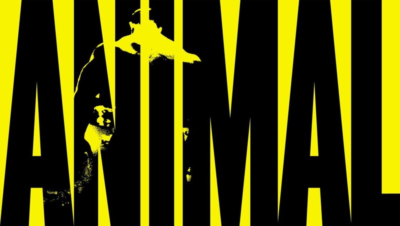 Silhouette of a Man — Yellow, Dramatic, Illustration, Bars