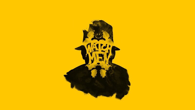 Silhouette of a Man — Yellow, Dramatic