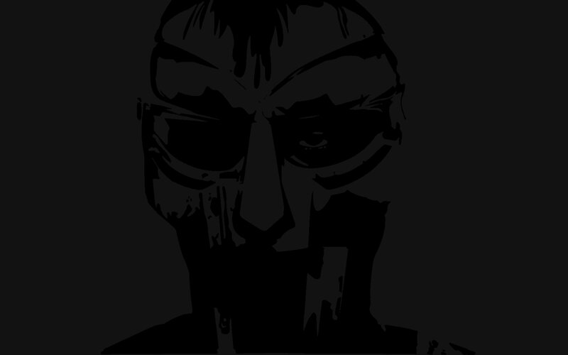 silhouette of a masked figure