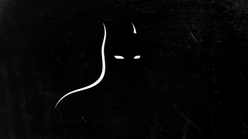 Silhouette of a Masked Figure — Black, Dark, Mysterious, Night