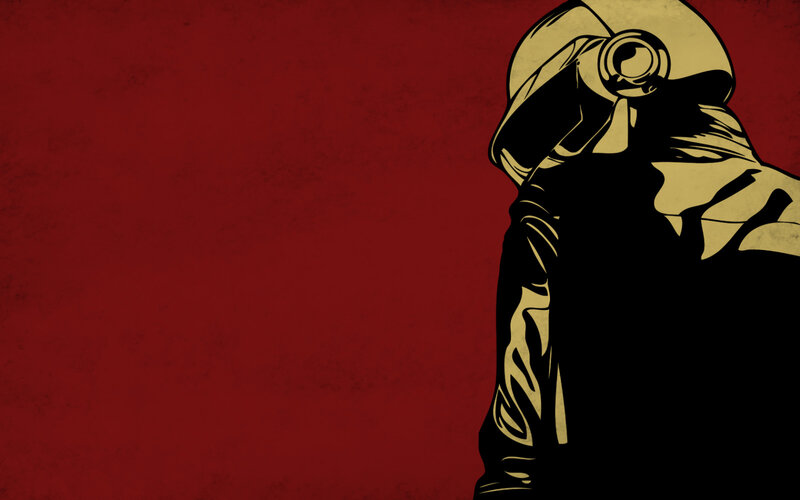 silhouette of a masked figure