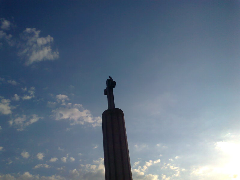 Silhouette of a Monument