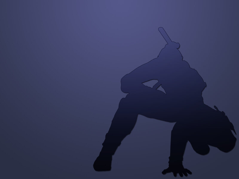 silhouette of a ninja warrior