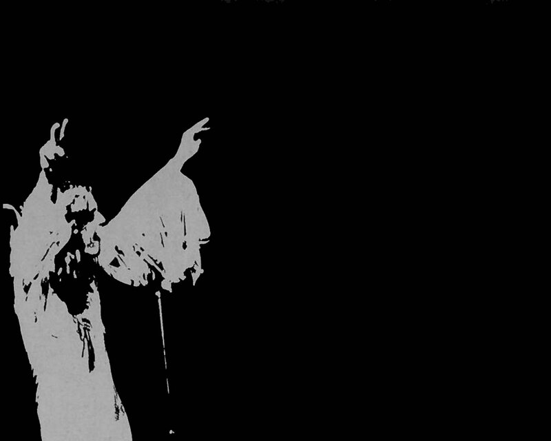 silhouette of a performer
