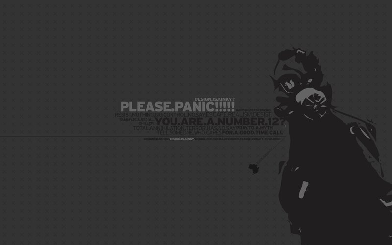 Silhouette of a Person — Black, Dark