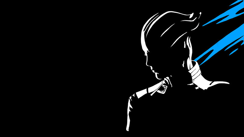 Silhouette of a Person — Black, Dramatic, Minimalist