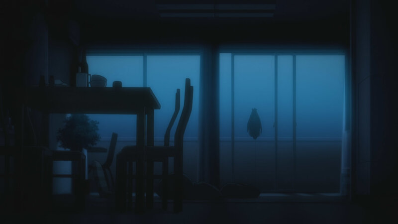 Silhouette of a Person — Blue