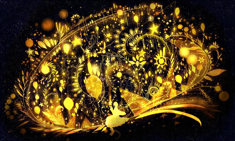 Silhouette of a Person — Gold